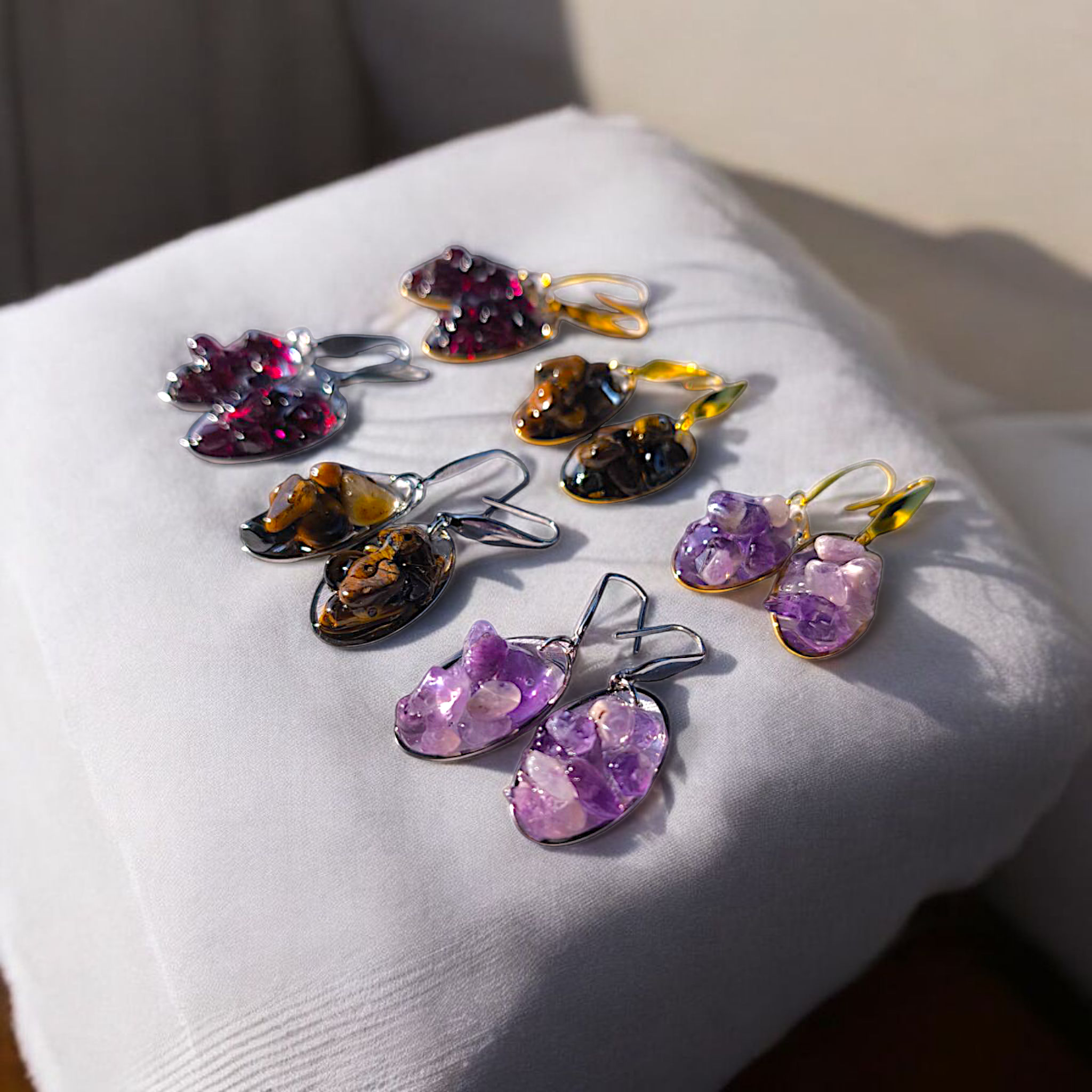 KIRA - Boucles d'oreilles en pierre