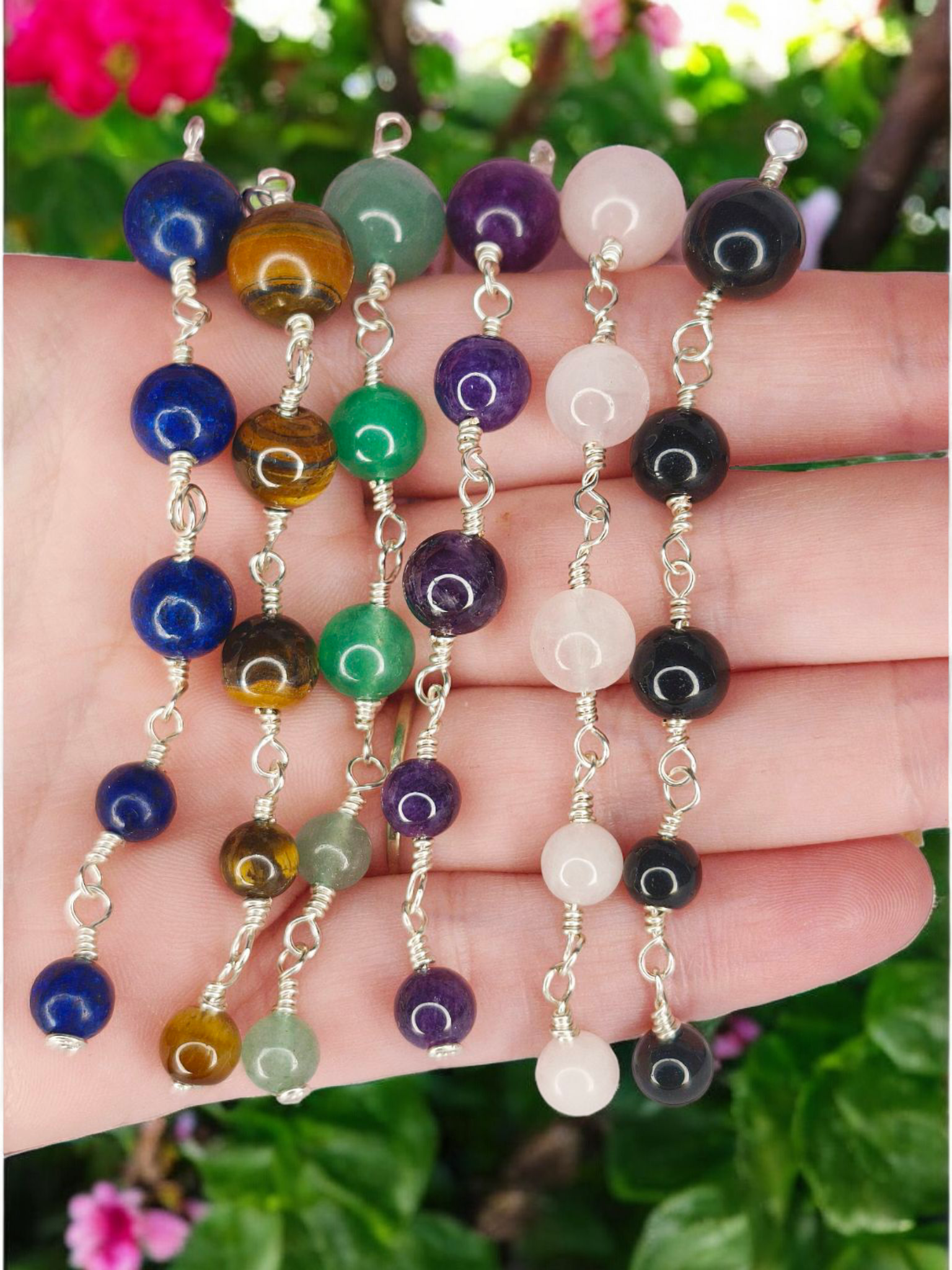 OSHUN - Boucles d'oreilles en pierre (Plusieurs modèles)