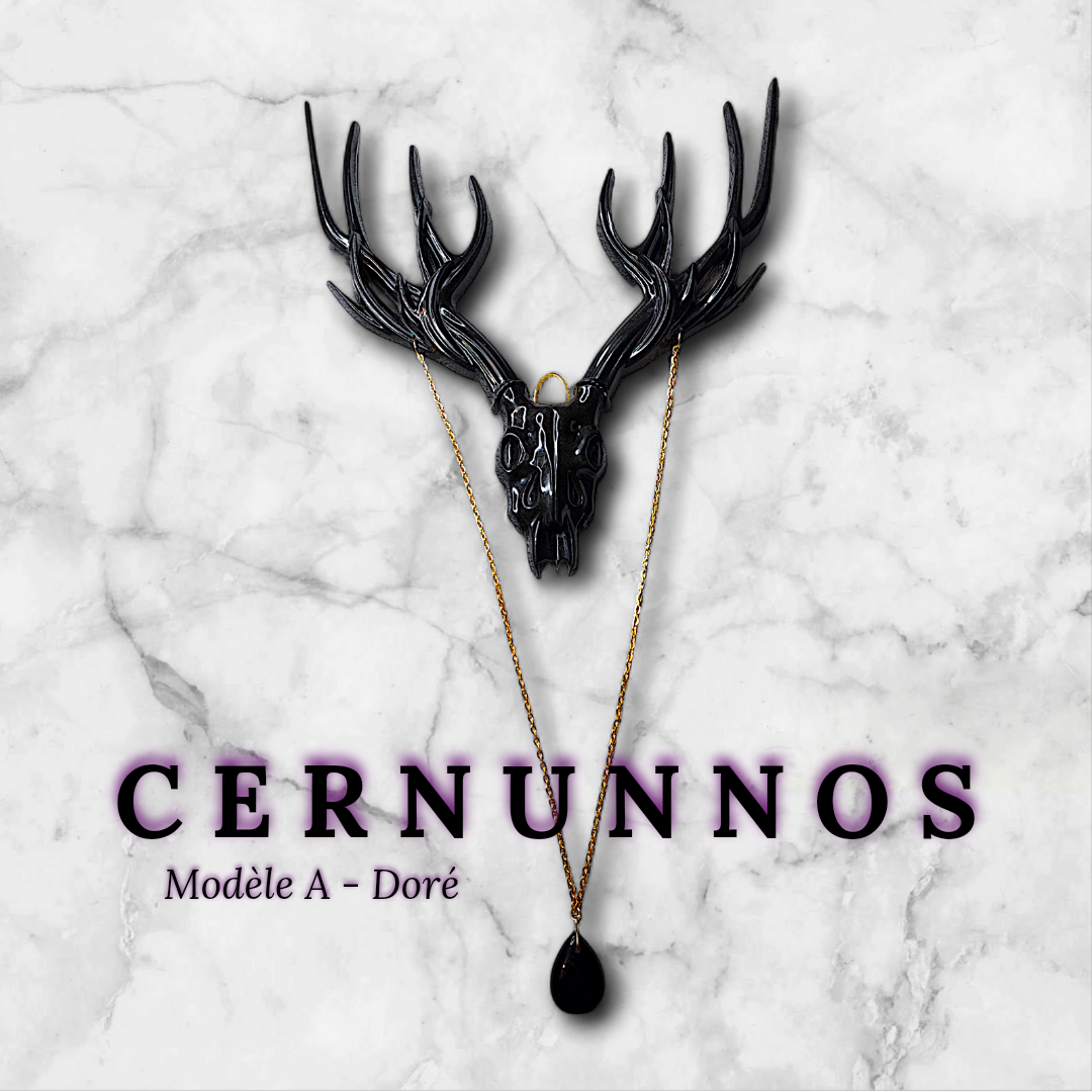 Cernunnos - Décoration murale résine (fait main) et pierre (Plusieurs créations uniques)  Echoppe