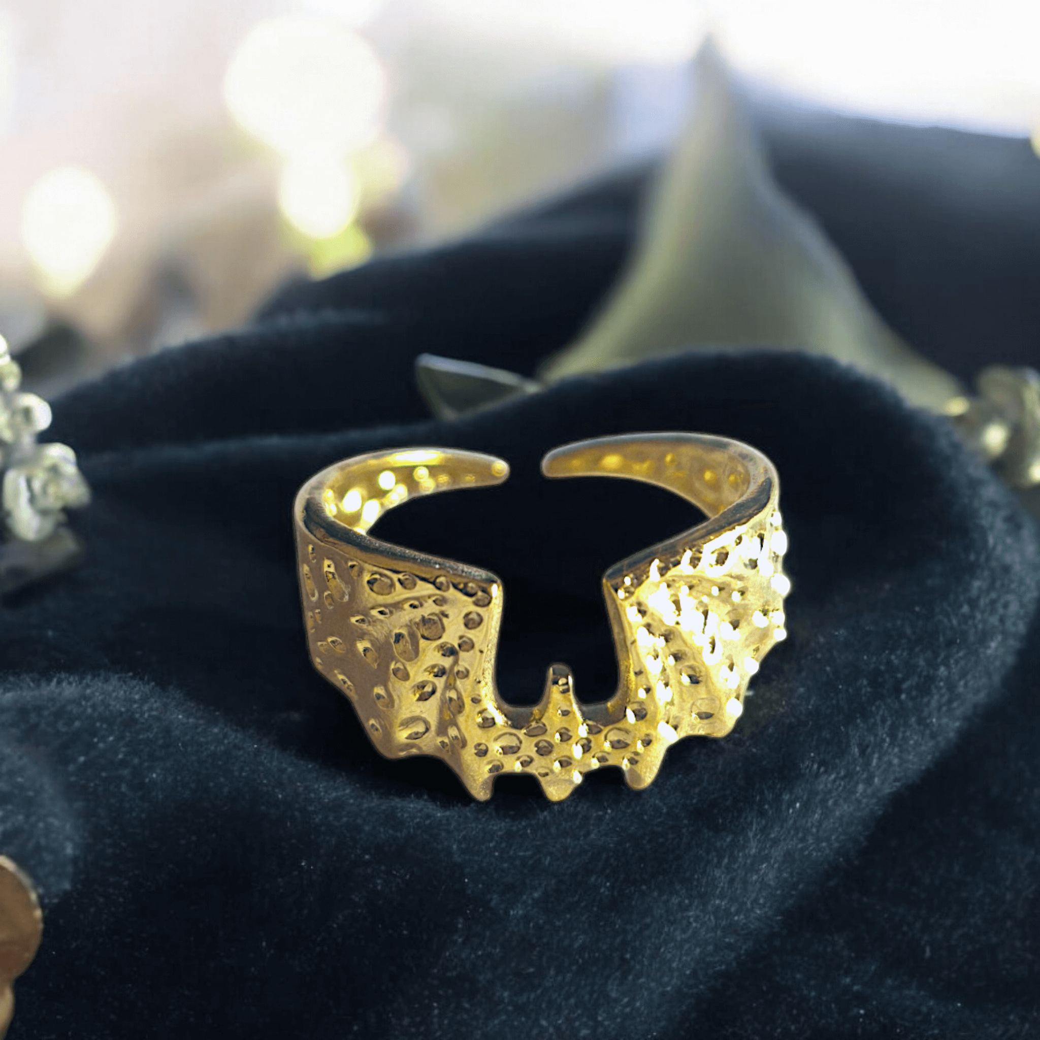 AEGIS – Bague des créatures de la nuit (2 couleurs) - L'Atelier de Tabatha