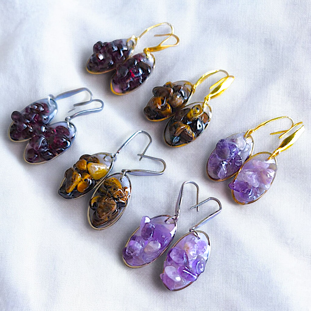 KIRA - Boucles d'oreilles en pierre