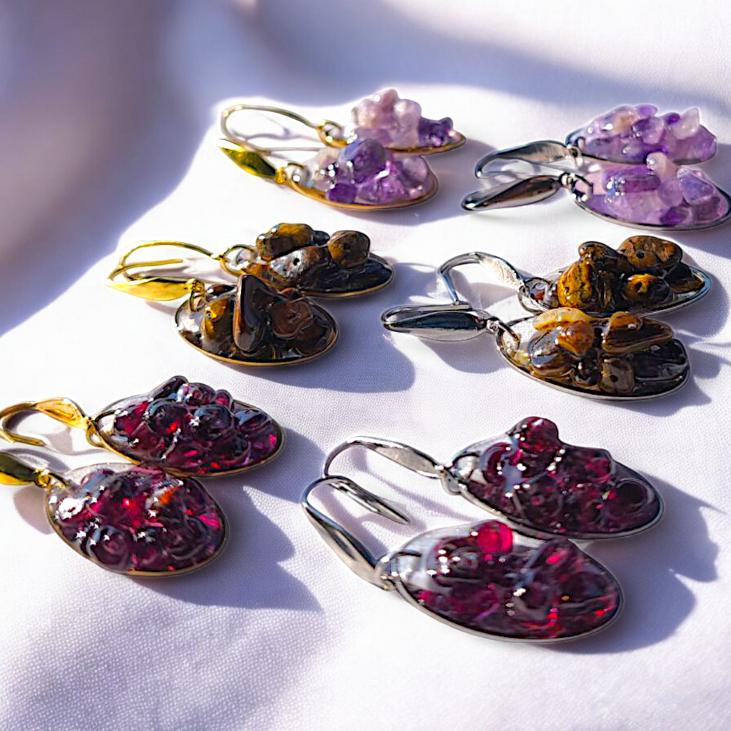 KIRA - Boucles d'oreilles en pierre